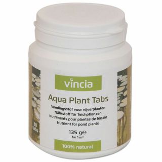 vincia-aqua-plant-tabs-135-g-natuurlijk-milievriendelijk-fosfaat-meststof-tabletten-vijverplanten-waterlelies-moerasplanten