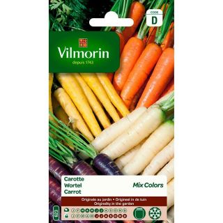 Vilmorin-wortels-zaad-gemengde-kleuren