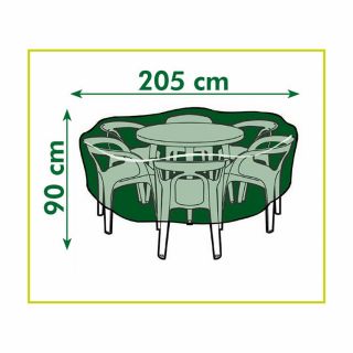 beschermhoes-tuinset-nature-rond-ronde-tafel-205-cm-diameter
