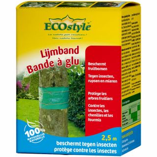 lijmband-ecostyle-beschermt-fruitbomen-wintervlinder-bestrijden-natuurlijk-ecologisch-groene-band-tegen-kruipende-insecten-bladluizen-mieren