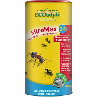 MiroMax-mierenpoeder-2-in-1--ecostyle-strooipoeder-mierenbestrijding-ecologisch-mierennest-vernietigen-gieten-strooien