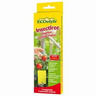 insecfree-gele-vangplaat-insecten-bestrijden-ecostyle-gifvrij-binnen-insecten-bestrijden-potplanten-serre-kas-schuur-vangplaatjes