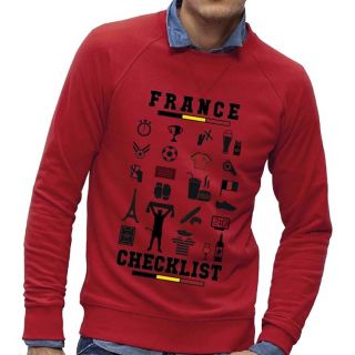 Rode-sweater-België-Checklist-France