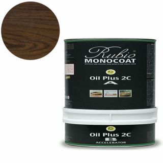 Rubio-Monocoat-Oil-plus-2C-comp-A+B-Chocolate-350ml-bruin-hout-berschermen-kleuren-vloer-meubels