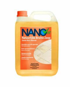 Nano-groene-zeep-5-liter-natuurlijk-vloeibaar-met-lijnolie-bruine-zeep