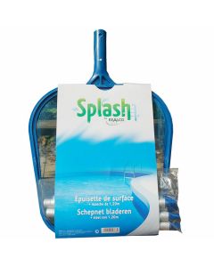 Splash-Schepnet-steel-1,2-meter-bladeren-verwijderen-zwembad-proper-maken-water