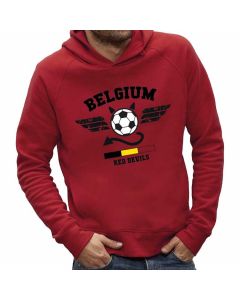 Rode-Voetbal-Hoodie-Belgium